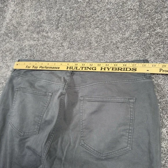 Flint and Tinder Pants Mens 36x34 Gray Tapered Fit Stretch Chino Casual Outdoor - Picture 7 of 11